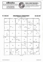 Helendale Township, Sheyenne River, Directory Map, Richland County 2007